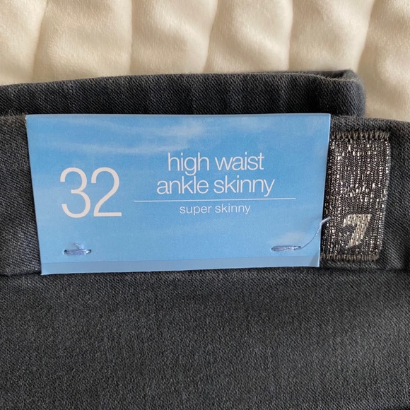 7 For All Mankind B(Air) High Waist Ankle Skinny - Picture 8 of 15